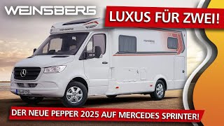 Wohnmobil-Traum mit Mercedes-Sprinter zum Sonderpreis! WEINSBERG CaraCompact 640 MEG [PEPPER] 2025