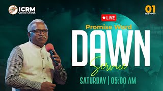 Dawn Service | Ps. G Mohan Doss| 05:00 AM | Tam/Kan | 01-02-2025 | ICRM Central Church.