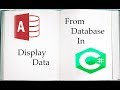 how to display data from database in c# | datagridview c# |  retrieve data from database  |