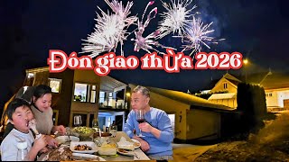 Tiệc đón giao thừa 2026 Tưng bừng pháo hoa tại gia đình nhỏ