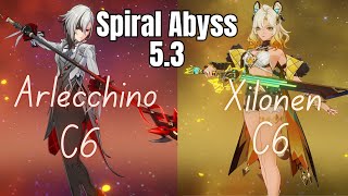 C6 Arlecchino and C6 Xilonen Solo 5.3 Abyss