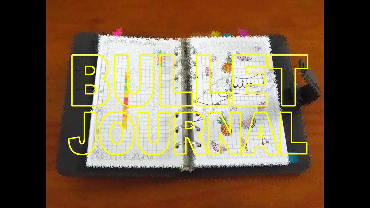 Mon Bullet Journal - YouTube