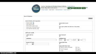 Keyword search- Ebsco