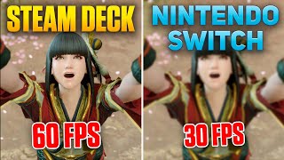 Steam Deck vs Nintendo Switch - Monster Hunter Rise