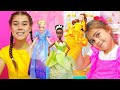 Nastya and her new Princess Dolls. A funny story | Nastya Artem Mia