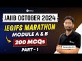 JAIIB October 2024 IE&IFS Marathon Class EduTap | IE&IFS Module A & B MCQ | JAIIB IE&IFS Revision