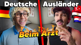 Deutsche vs Ausländer beim ARZT 😳😂 |  Mohi__07
