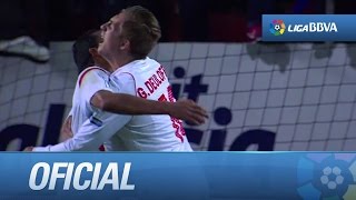 Gol de Bacca tras un jugadón de Deulofeu (1-0) Sevilla FC - Málaga