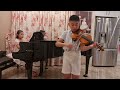 Student Concerto No.2 Opus.13 1st movement by Hansen QIN(Accompanied by sister Hanna Qin)