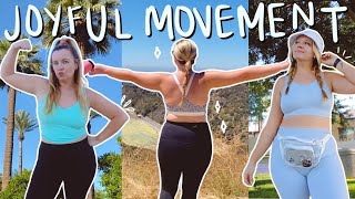 my REALISTIC exercise journey! 💪🏻 working out to celebrate my body, not punish it