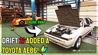 Drift21 Update - New Toyota AE86