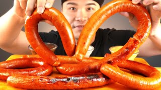 King Kielbasa Sausage Mukbang~!! Real Sound ASMR Social Eating Mukbang