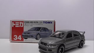 トミカ　No.34  三菱　ランサーエボリューションVII  GT-A  開封！