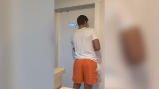 Crying with the door locked prank on my husband #shorts