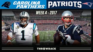 Cam & Brady EPIC QB DUEL! (Panthers vs. Patriots 2017, Week 4)