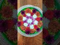 innovative flower decor in plate 🌼 tabletop decoration ideas shorts shortvideo decoration ideas