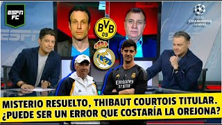 THIBAUT COURTOIS será TITULAR en final CHAMPIONS ¿REAL MADRID correría riesgo de perder? | ESPN FC