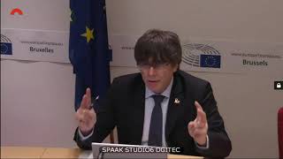 Compareixença del president Carles Puigdemont al Parlament (04/02/2020)