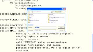 COBOL 13 Call Programs using Linkage