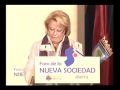 Foro de la Nueva Sociedad con Mª Josefa Aguado