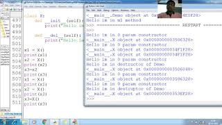 156 Python __del__ destructor program Python Programming Tutorial for Beginner to advance with Sourc