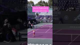 🎾Serve and smash 💥 Pegula vs Rybakina | WTA Guadalajara 2022 #shorts  #rybakina #pegula #tennis