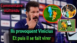 Un commentaire inattendu de Simeone après l'expulsion de Vinicius lors du match Real Madrid-Valence