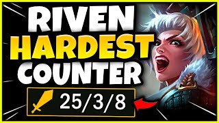 RIVEN'S HARDEST MATCHUP OF ALL-TIME! (HOW TO BEAT) - S12 RIVEN TOP GAMEPLAY! (Season 12 Riven Guide)