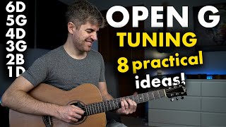 Beautiful Chord Progression in Open G Tuning on Fingerstyle Guitar