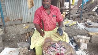 வஞ்சரம் மீன் cutting  video காசிமேடு மின்னல் ராஜா #