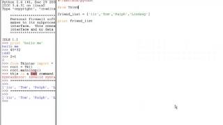 Intro to programming with Python and Tkinter lecture3