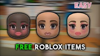 How to get these FREE NEW FACES ON ROBLOX! / Maybelline x Roblox FREE UGC ITEMS #0robux