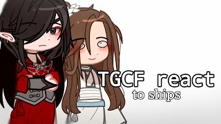 TGCF react to ships // gacha club