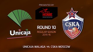 Highlights: Unicaja Malaga-CSKA Moscow