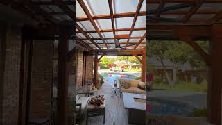 28x16 SkyPoly Pergola Project Complete in North Dallas! #pergola #patiocover #skypoly #patio