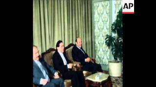 UPITN 16/02/80 AL-HOSS MEETS GEMAYEL