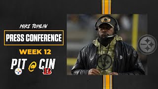Steelers Press Conference (Week 12 vs Bengals): Coach Mike Tomlin | Pittsburgh Steelers