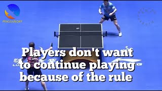 Confusing rules in ITTF World Cup Macao 2024