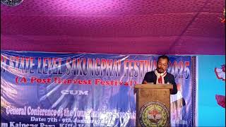 Reports From CYKA GS Mr Lalnunzira Kaipeng | The 15th State level Sakungphai Festival | Sarum para