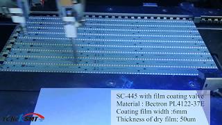 Selective Coating Machine SC-445 Film Coating Vavle Application Video