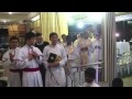 Novena Church Annual Procession - Priests and Brothers in attendance