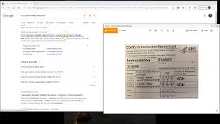 Submitting COVID-19 Vaccine using VCU Student Health Web Portal tutorial