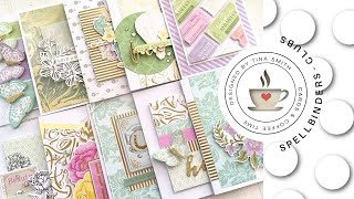 10 Cards - 1 Kit | Spellbinders | Card Kit of the Month | July 2021 | Damask Daydream