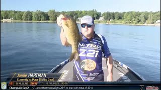 Jamie Hartman's fast start on Day 3 at Lake Champlain