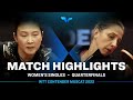 Qian Tianyi vs Elizabeta Samara | WS | WTT Contender Muscat 2022 (QF)