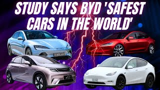 Study says BYD Seal \u0026 Dolphin are safer than Tesla Model Y \u0026 Model 3