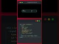 Stylish Input Label Animation with HTML and CSS 🎨💻