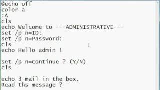 CMD Tutorial #1 Create a batch file