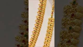 Lalithaa jewellery 40 Grams Haram #jewellery #gold #lalithaajewellery #necklace #haram