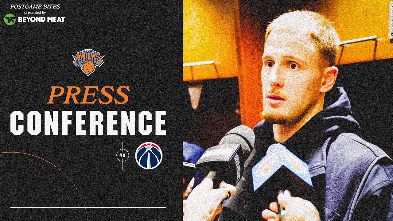 Donte DiVincenzo | New York Knicks Postgame Press Conference | January ...